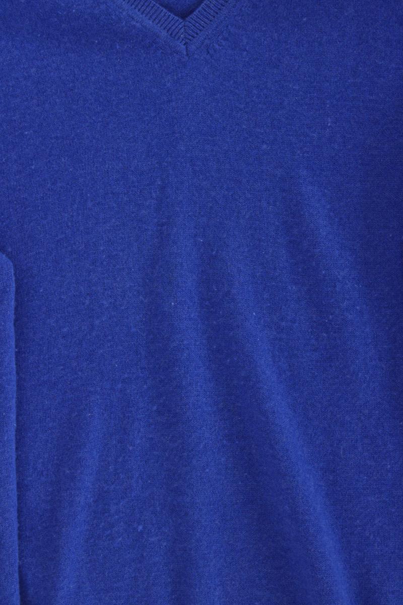 Franco Callegari Cashmerepullover für Herren Gr. XXL blau aus Kaschmir