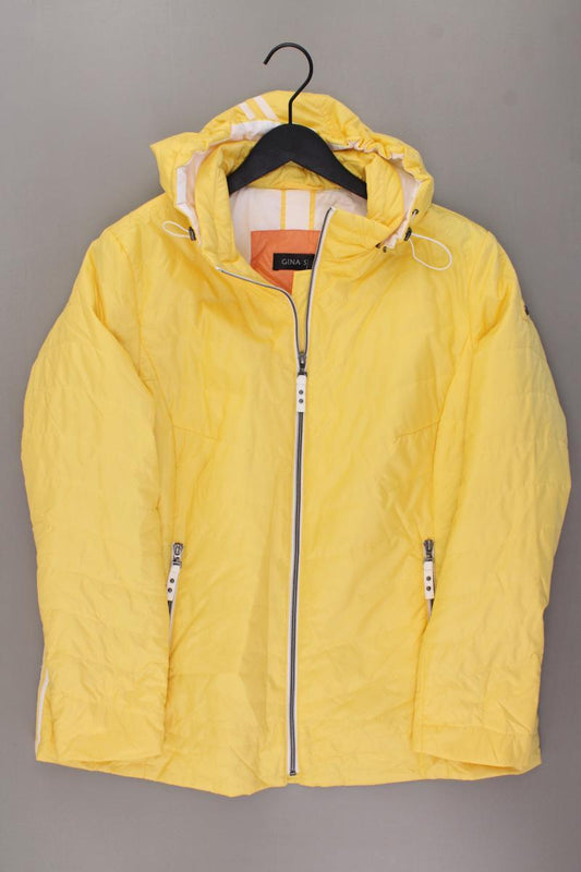 GINA S Kapuzenjacke Gr. 46 neuwertig gelb aus Polyester