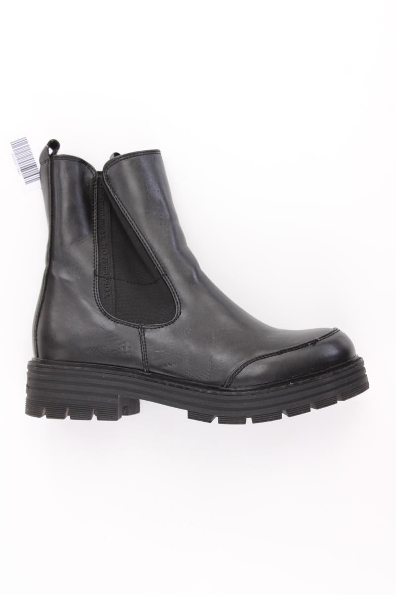 Tom Tailor Stiefeletten Gr. 38 schwarz