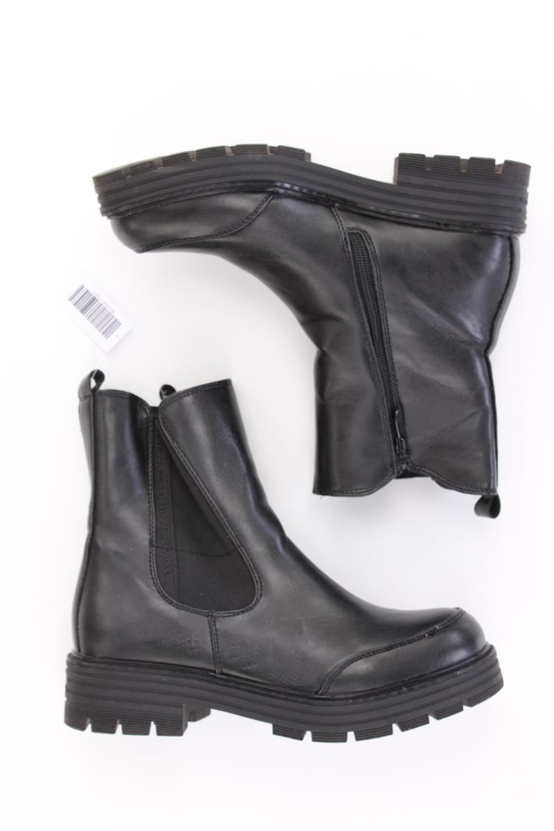 Tom Tailor Stiefeletten Gr. 38 schwarz