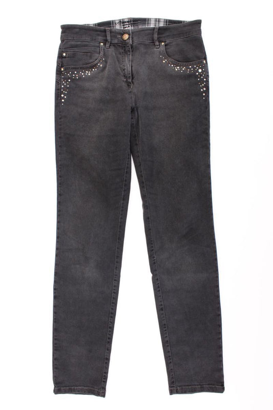 Zerres Skinny Jeans Gr. 38 grau aus Baumwolle