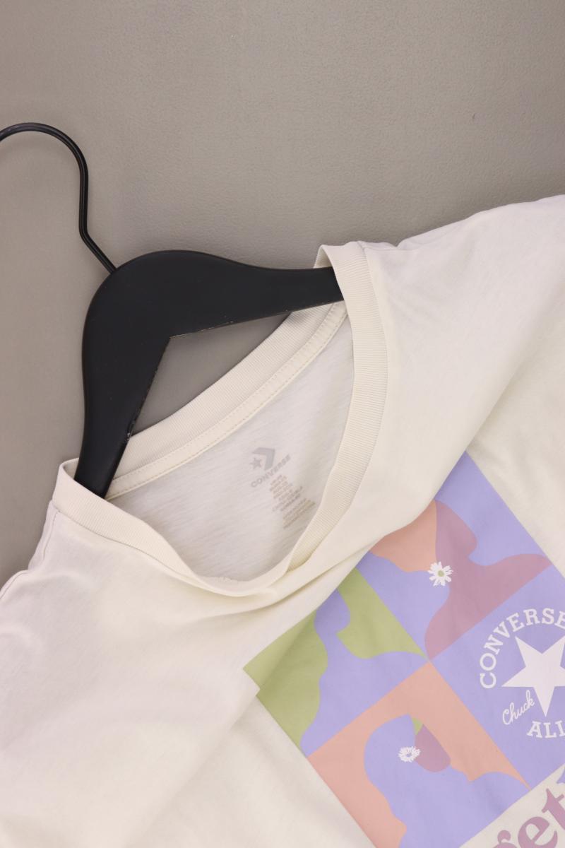 Converse T-Shirt Gr. XS Kurzarm weiß aus Baumwolle