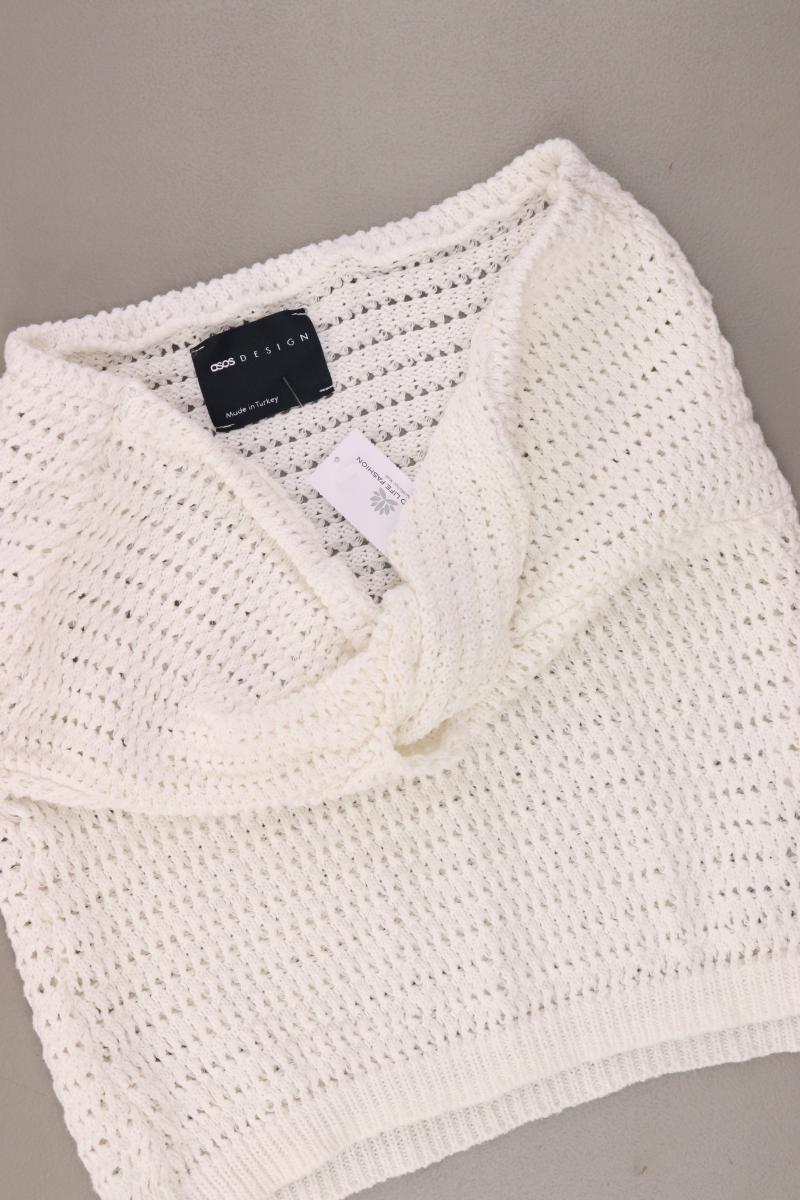 Asos Stricktop Gr. M creme aus Polyester