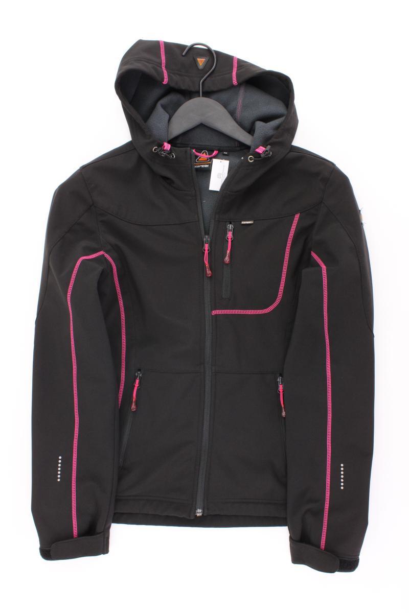 Icepeak Softshelljacke Gr. 38 neuwertig schwarz aus Polyester