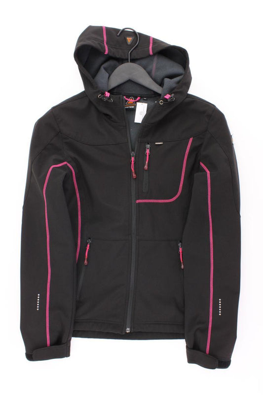 Icepeak Softshelljacke Gr. 38 neuwertig schwarz aus Polyester