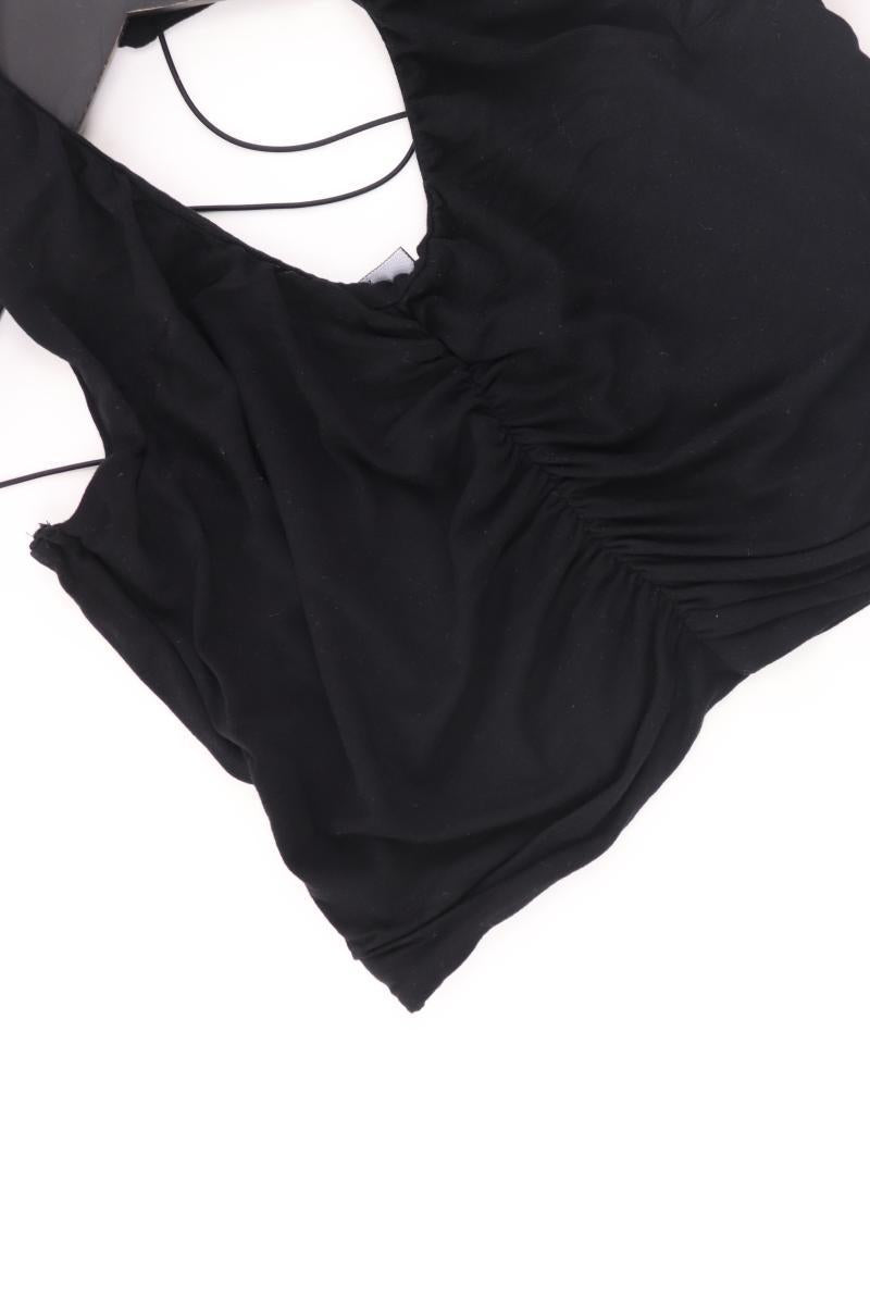 Pull&Bear Crop Top Gr. 40 schwarz aus Viskose
