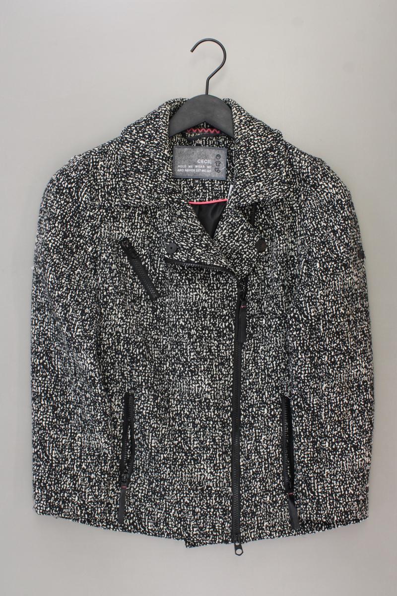 Cecil Übergangsjacke Gr. M grau aus Baumwolle