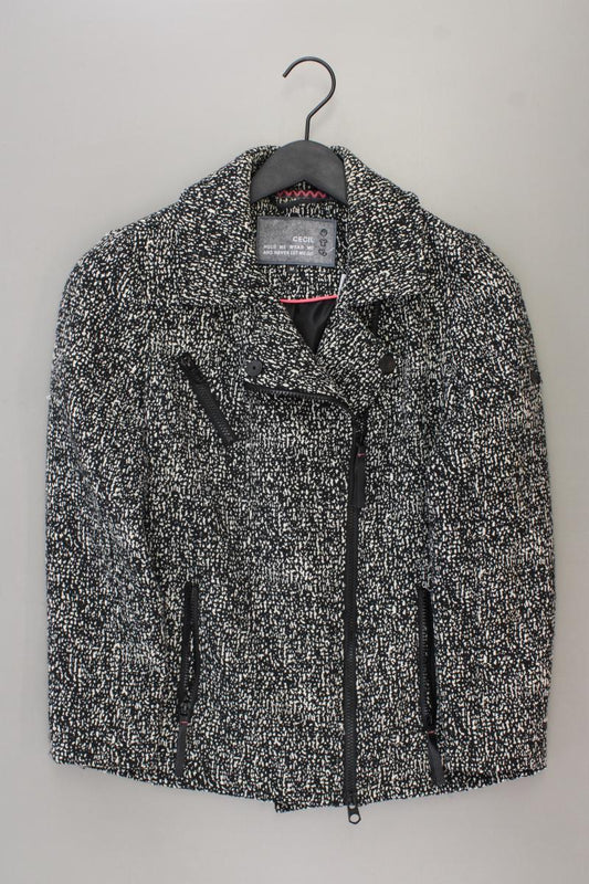 Cecil Übergangsjacke Gr. M grau aus Baumwolle