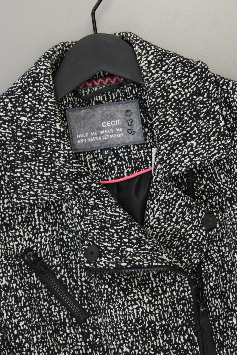 Cecil Übergangsjacke Gr. M grau aus Baumwolle