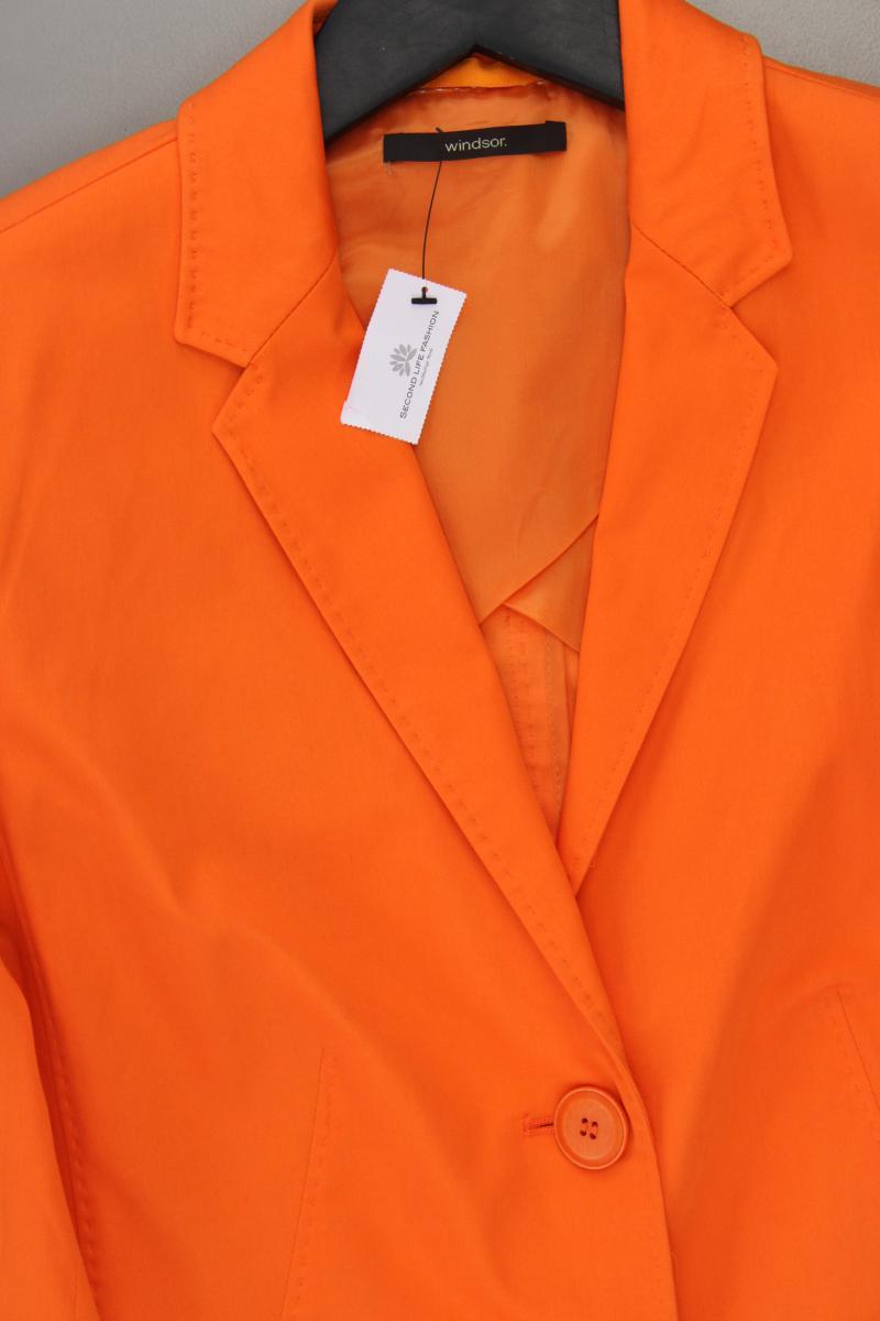 Windsor Classic Blazer Gr. 38 orange aus Baumwolle