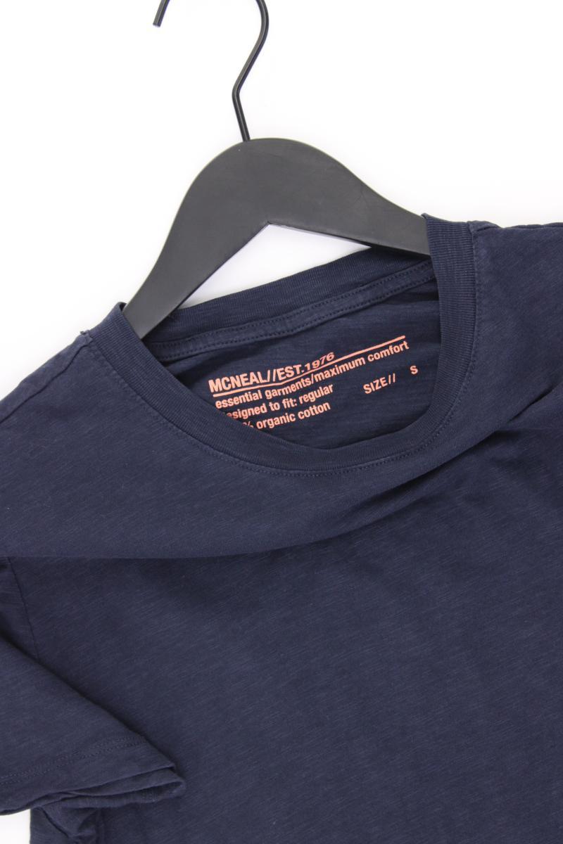 McNeal T-Shirt für Herren Gr. S Kurzarm blau