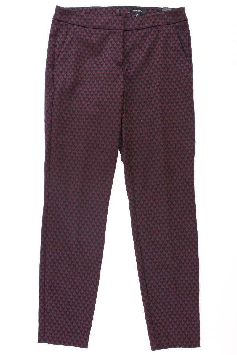 comma, Stoffhose Gr. 36 lila aus Baumwolle