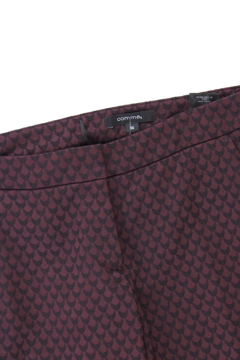comma, Stoffhose Gr. 36 lila aus Baumwolle