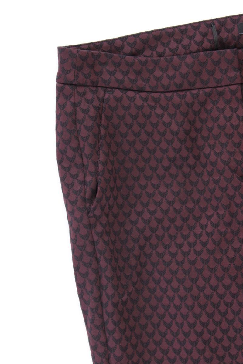 comma, Stoffhose Gr. 36 lila aus Baumwolle