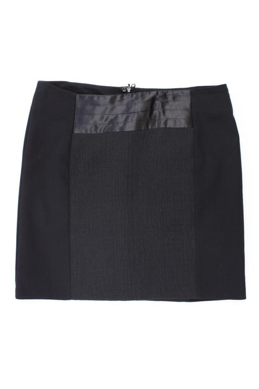 Zero Midirock Gr. 40 schwarz aus Baumwolle