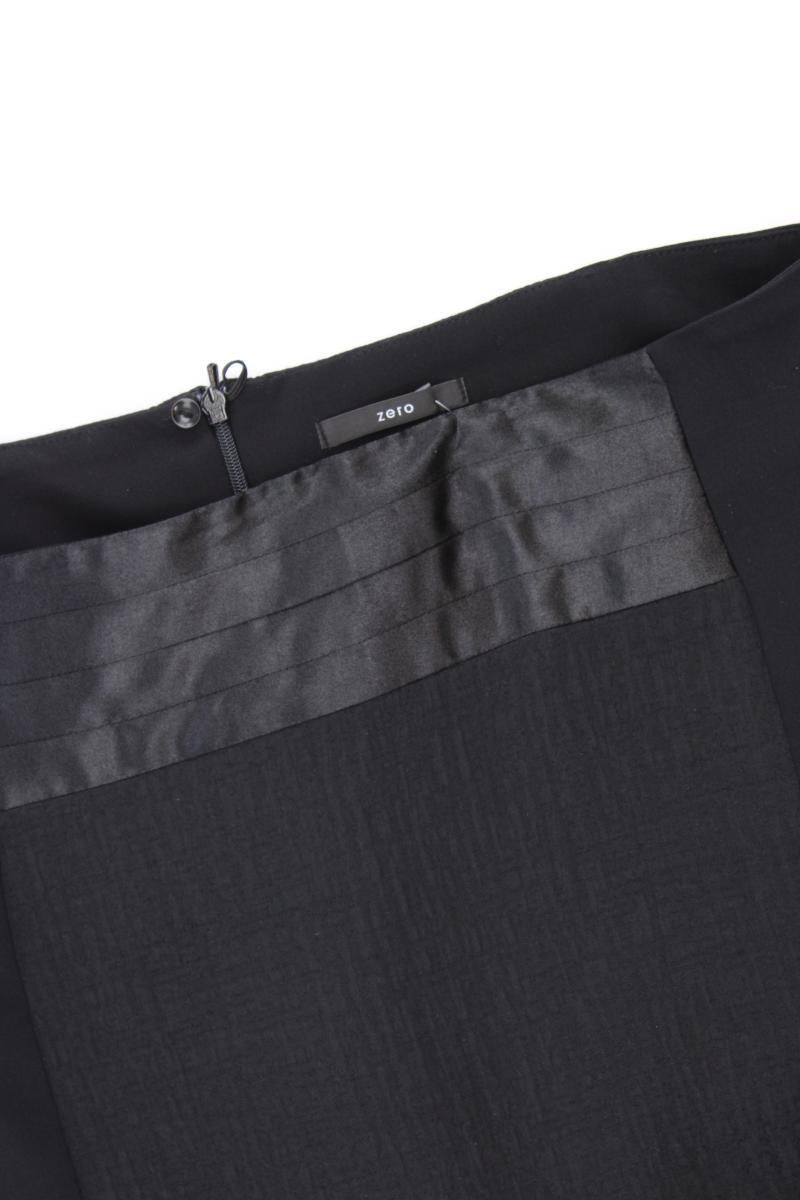 Zero Midirock Gr. 40 schwarz aus Baumwolle