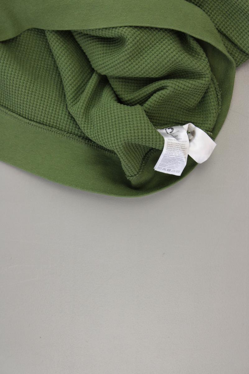 Tom Tailor (Denim) Pullover mit Waffelmuster Gr. M grün aus Baumwolle