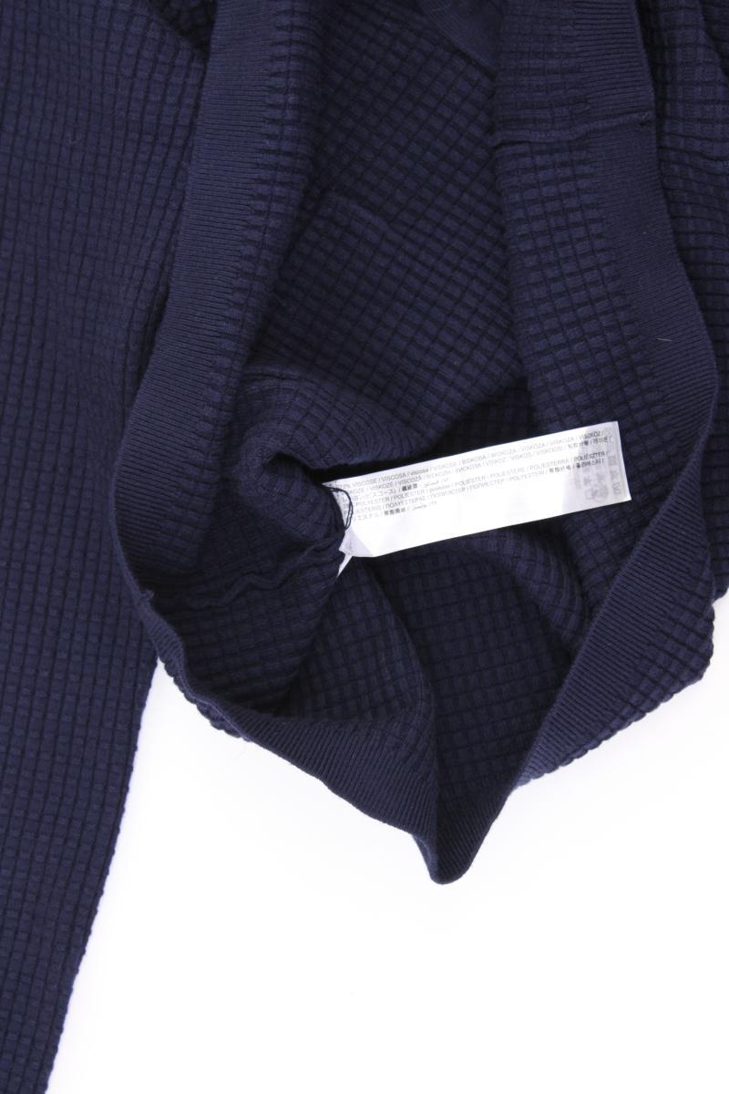 Mango Strickjacke Gr. XL Langarm blau aus Viskose