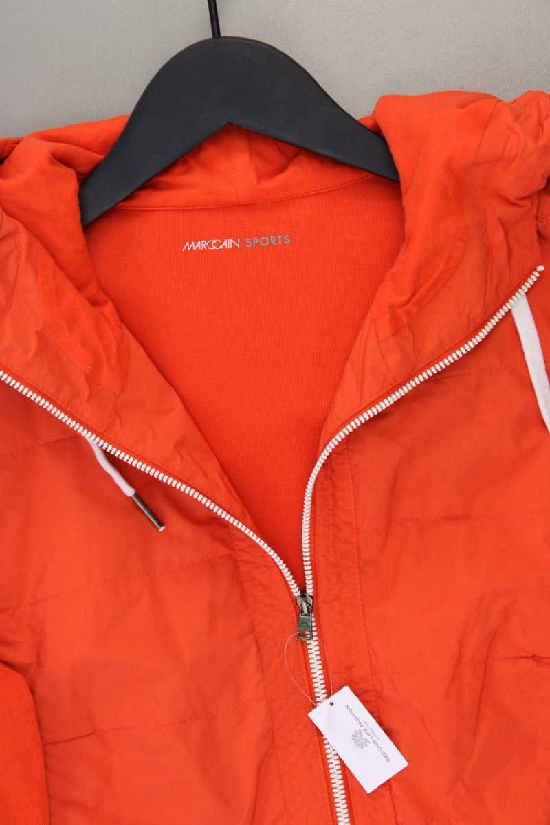 Marc Cain Sports Sweatjacke Gr. 38 neuwertig Langarm orange aus Baumwolle
