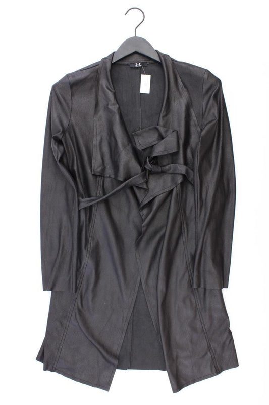 JnJ Couture Mantel Gr. S mit Gürtel schwarz aus Polyester