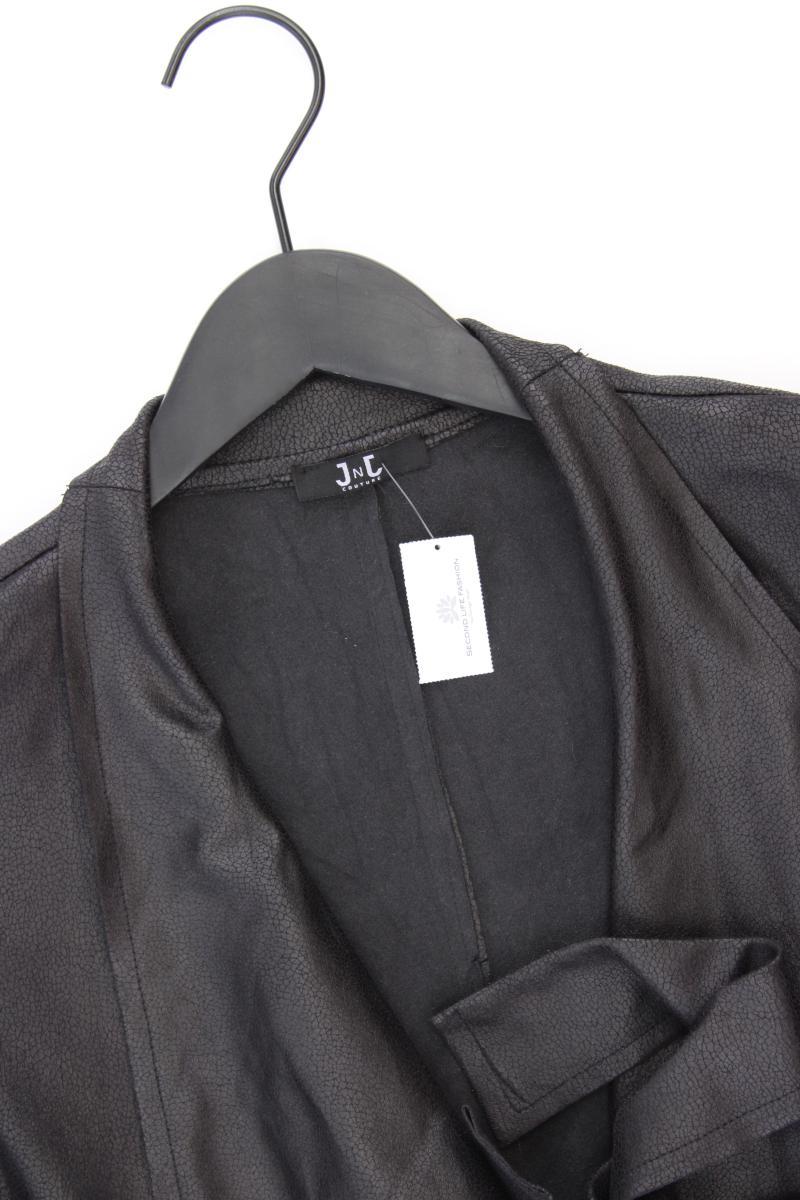 JnJ Couture Mantel Gr. S mit Gürtel schwarz aus Polyester