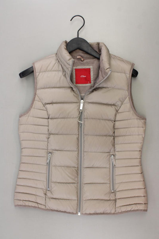 s.Oliver Daunenweste Gr. 40 braun aus Polyester