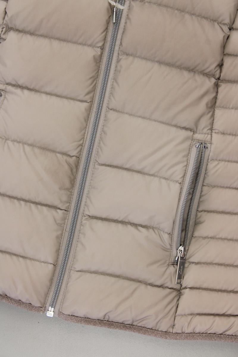 s.Oliver Daunenweste Gr. 40 braun aus Polyester