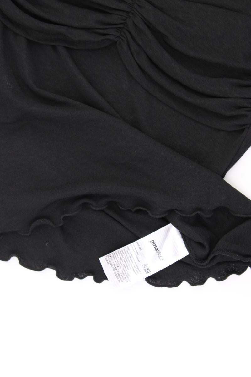 ginatricot Mesh Shirt Gr. M Langarm schwarz aus Polyester
