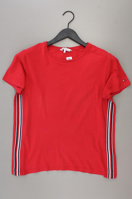 Tommy Hilfiger T-Shirt Gr. M Kurzarm rot aus Baumwolle
