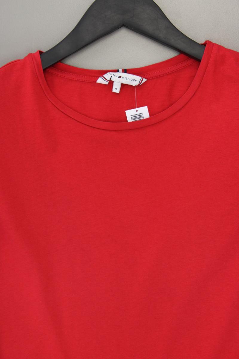 Tommy Hilfiger T-Shirt Gr. M Kurzarm rot aus Baumwolle