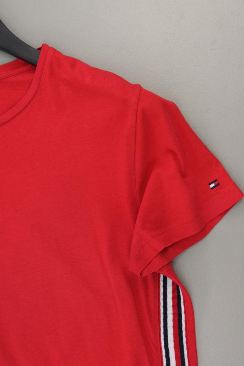 Tommy Hilfiger T-Shirt Gr. M Kurzarm rot aus Baumwolle