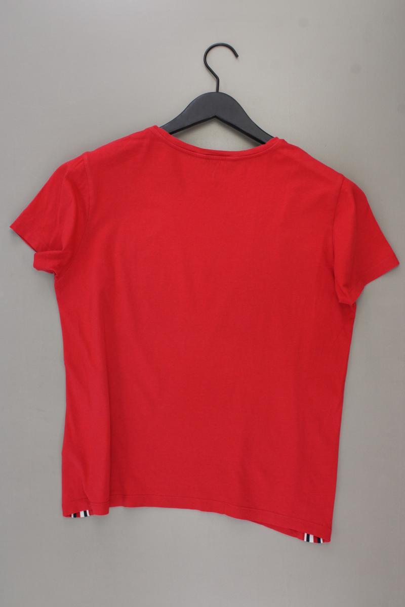Tommy Hilfiger T-Shirt Gr. M Kurzarm rot aus Baumwolle
