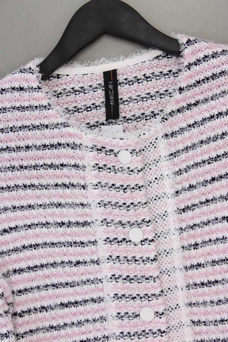 Marc Cain Strickjacke Gr. 38 neuwertig Langarm rosa aus Baumwolle