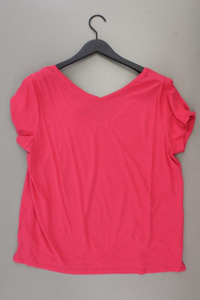 s.Oliver Shirt mit V-Ausschnitt Gr. 44 neu mit Etikett Kurzarm pink