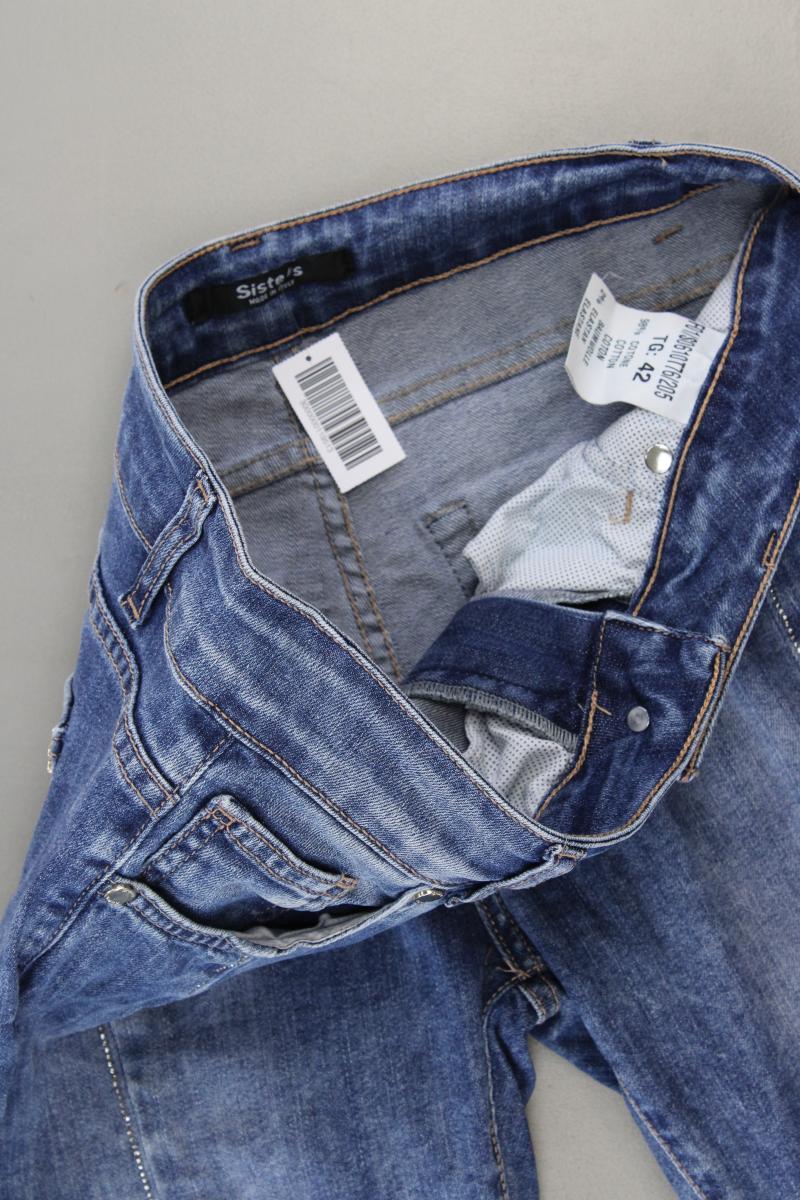 Siste´S Skinny Jeans Gr. IT 42 (S) blau aus Baumwolle