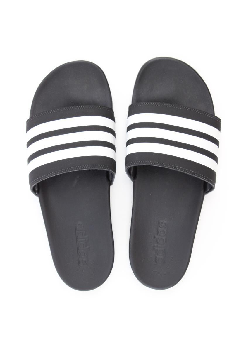 Adidas Adiletten Badeschlappen für Herren Gr. 44,5 neuwertig schwarz