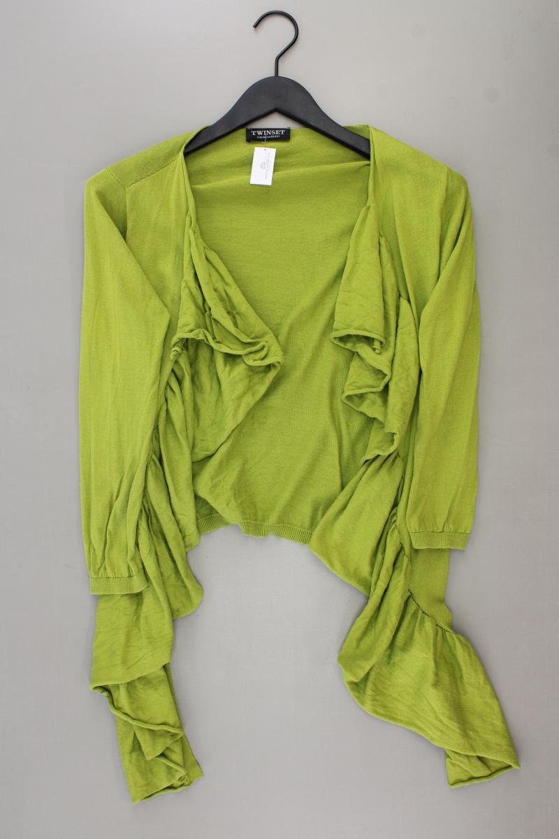 Twinset Simona Barbieri Strickjacke Gr. S Langarm grün