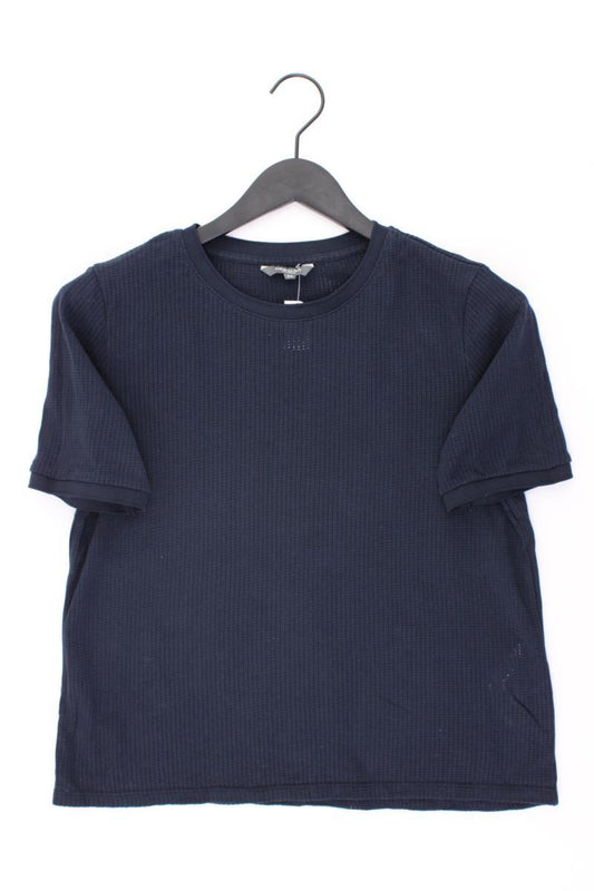 Tom Tailor T-Shirt Gr. M Kurzarm blau aus Baumwolle