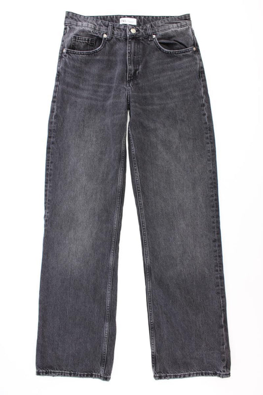 Zara Regular Jeans Gr. 38 grau aus Baumwolle