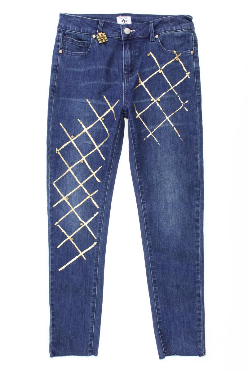 Marci by Gil Santucci Skinny Jeans Gr. 40 neuwertig blau aus Baumwolle