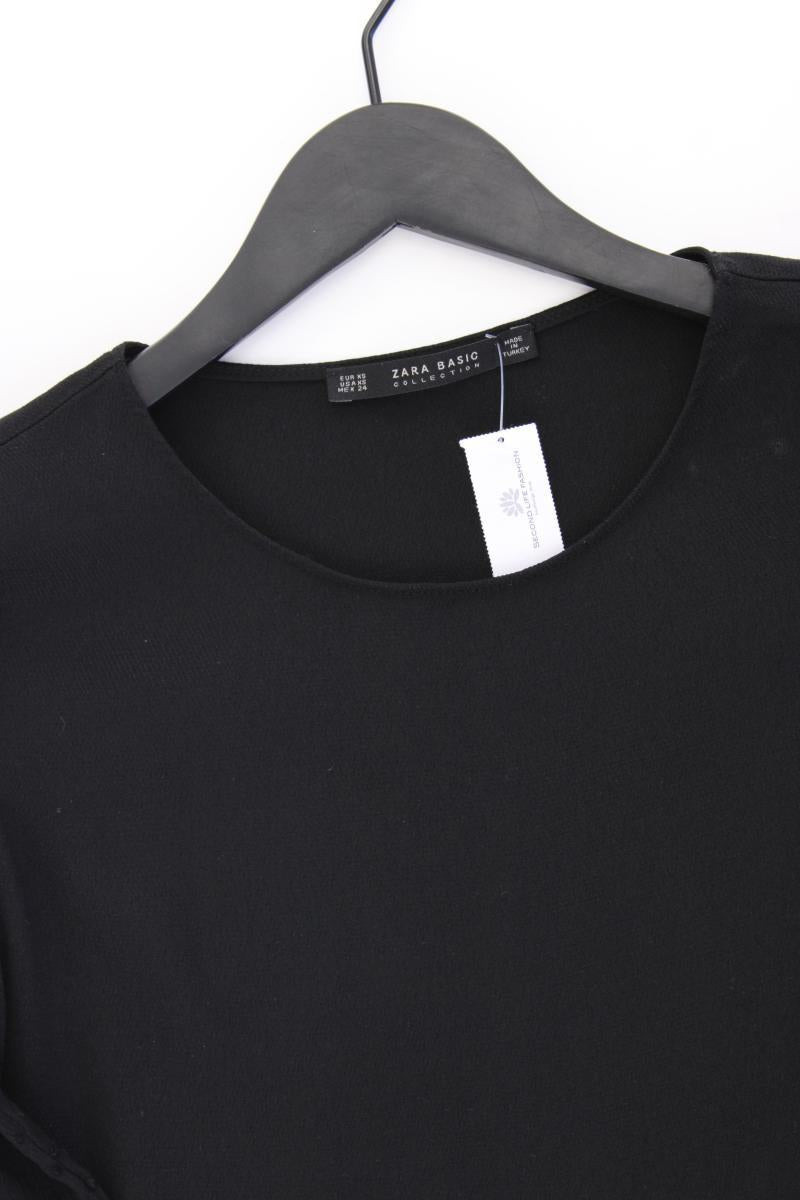 Zara Langarmbluse Gr. XS schwarz