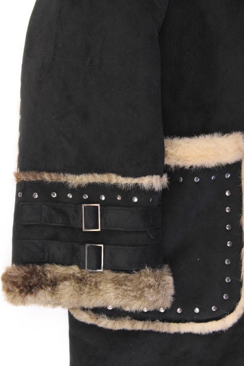 Dennis Basso Vintage Mantel Gr. L schwarz aus Polyester