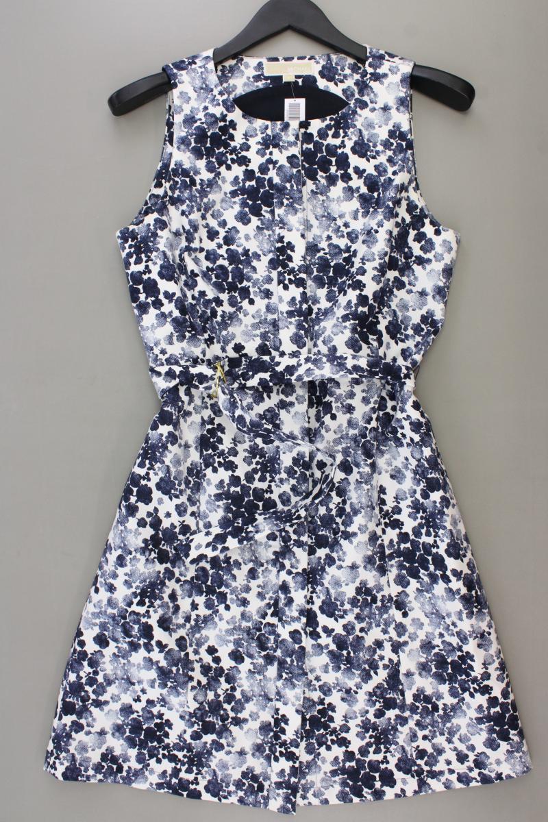 Michael Kors Etuikleid Gr. US 6 (S) mit Blumenmuster neuwertig mit Gürtel blau