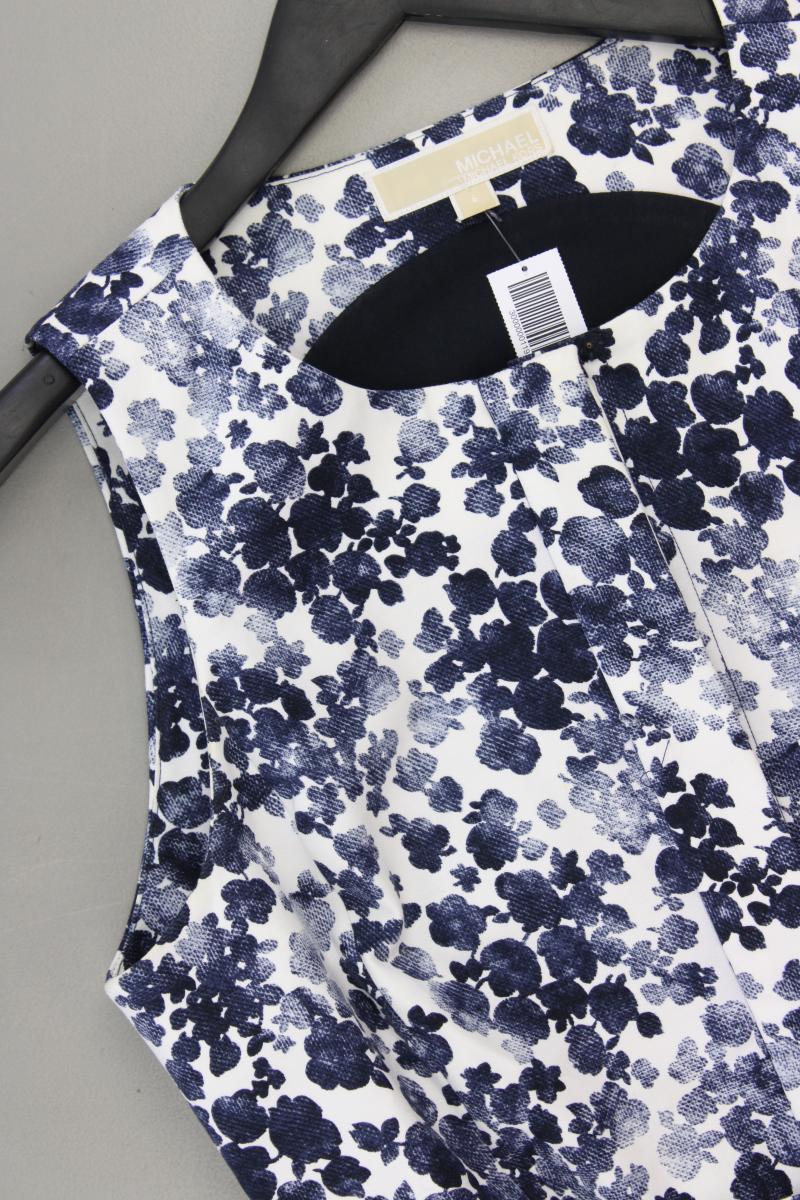 Michael Kors Etuikleid Gr. US 6 (S) mit Blumenmuster neuwertig mit Gürtel blau