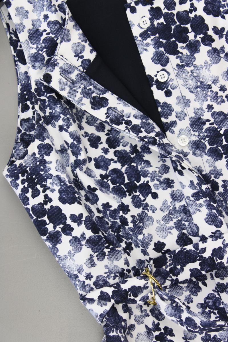 Michael Kors Etuikleid Gr. US 6 (S) mit Blumenmuster neuwertig mit Gürtel blau