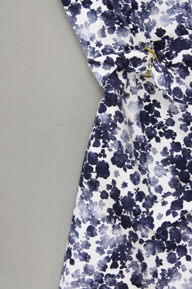 Michael Kors Etuikleid Gr. US 6 (S) mit Blumenmuster neuwertig mit Gürtel blau