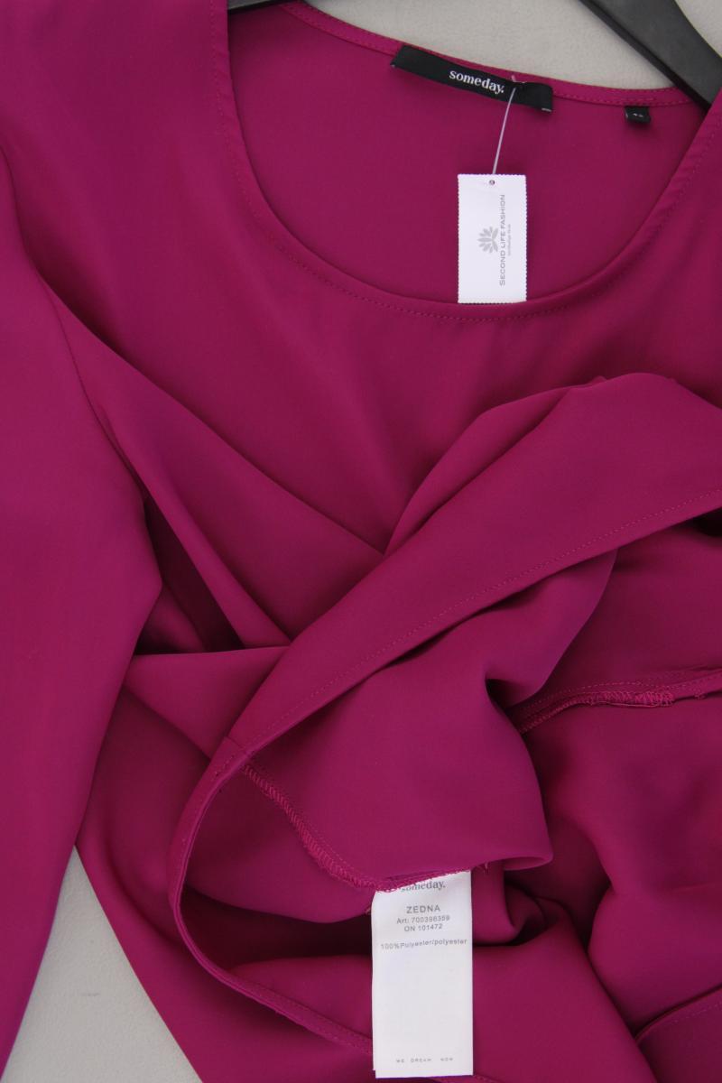 someday. Bluse Modell Zedna Gr. 42 neuwertig Langarm lila aus Polyester