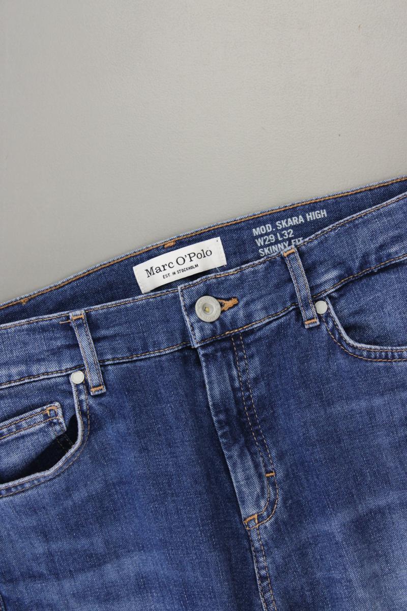 Marc O'Polo Skinny Jeans Gr. W29/L32 Modell Skara High blau aus Baumwolle