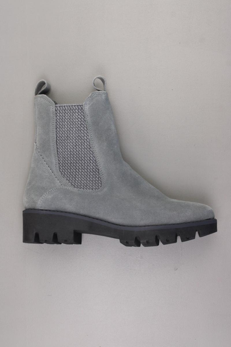 bama Stiefeletten Gr. 42 neuwertig grau aus Leder