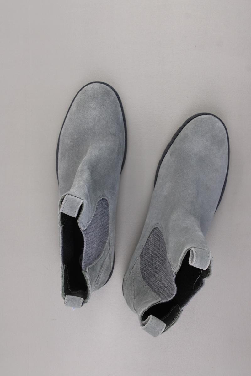 bama Stiefeletten Gr. 42 neuwertig grau aus Leder